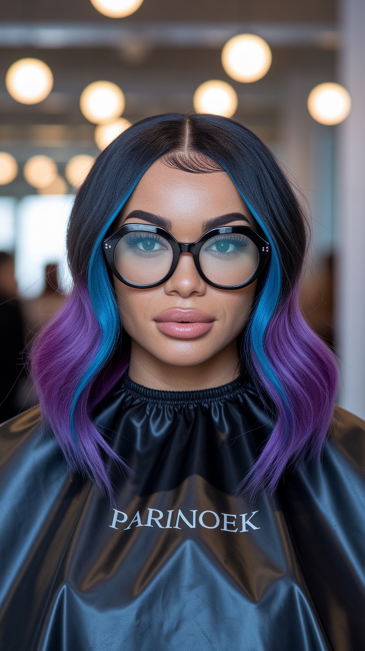 dye hair ideas for black hair outfit idea