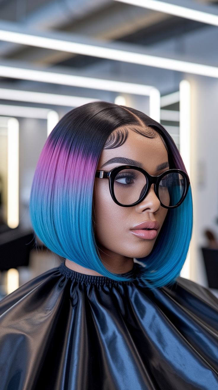 hair colors for black hair outfit idea