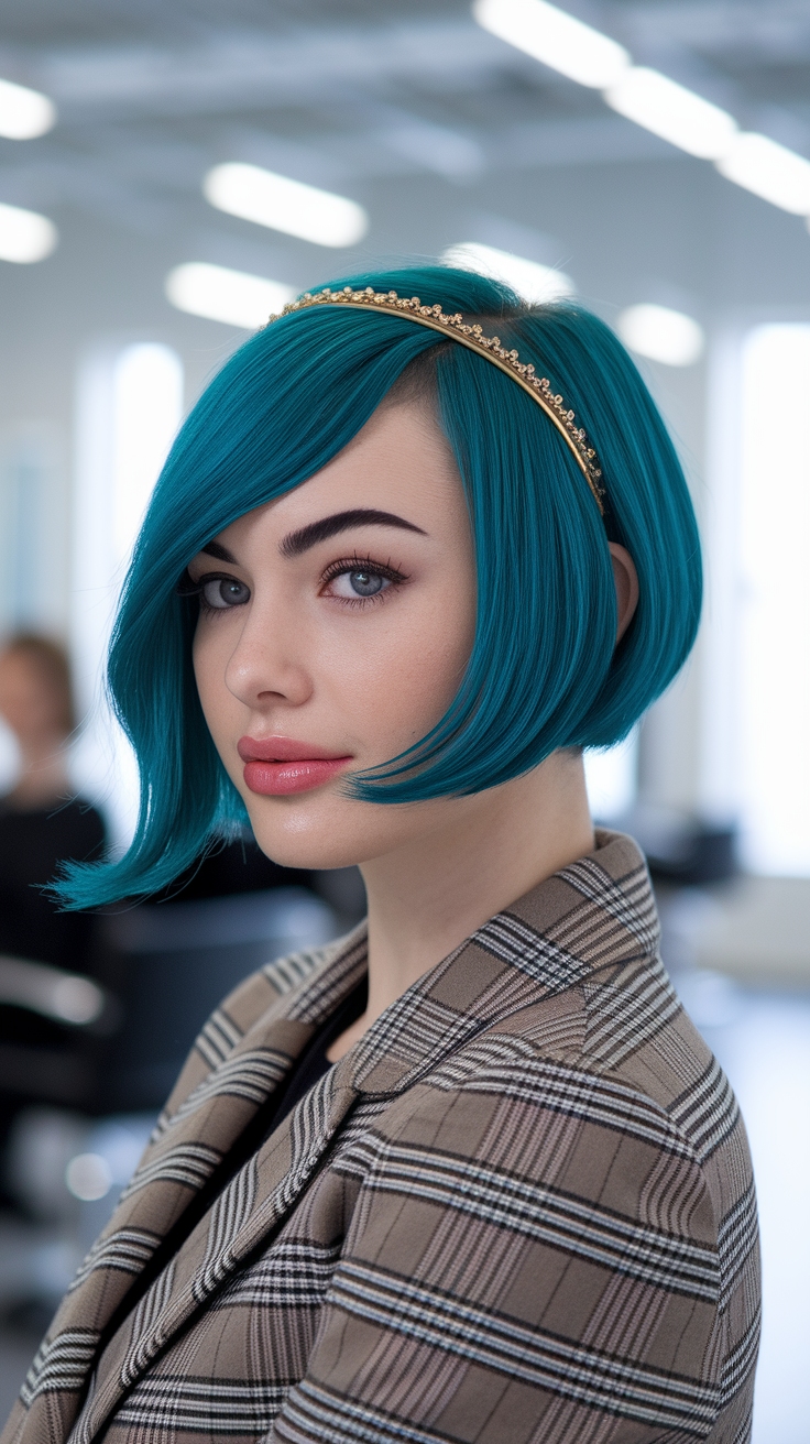 hair do short hair outfit idea