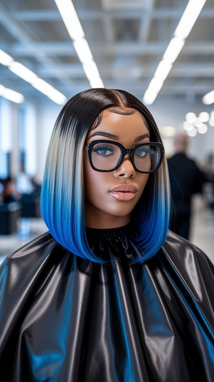 hair dye for black hair outfit idea
