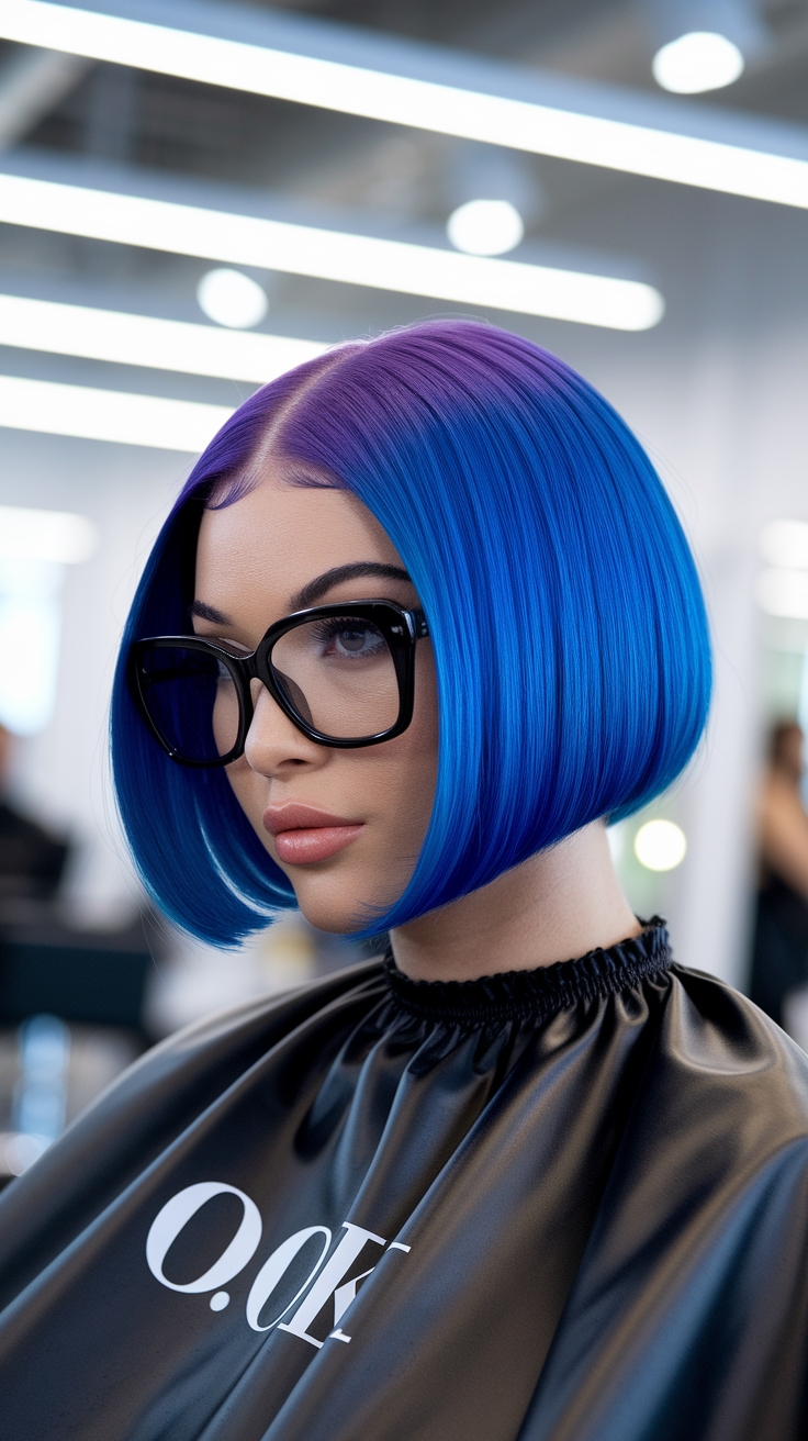 hair dye short hair outfit idea