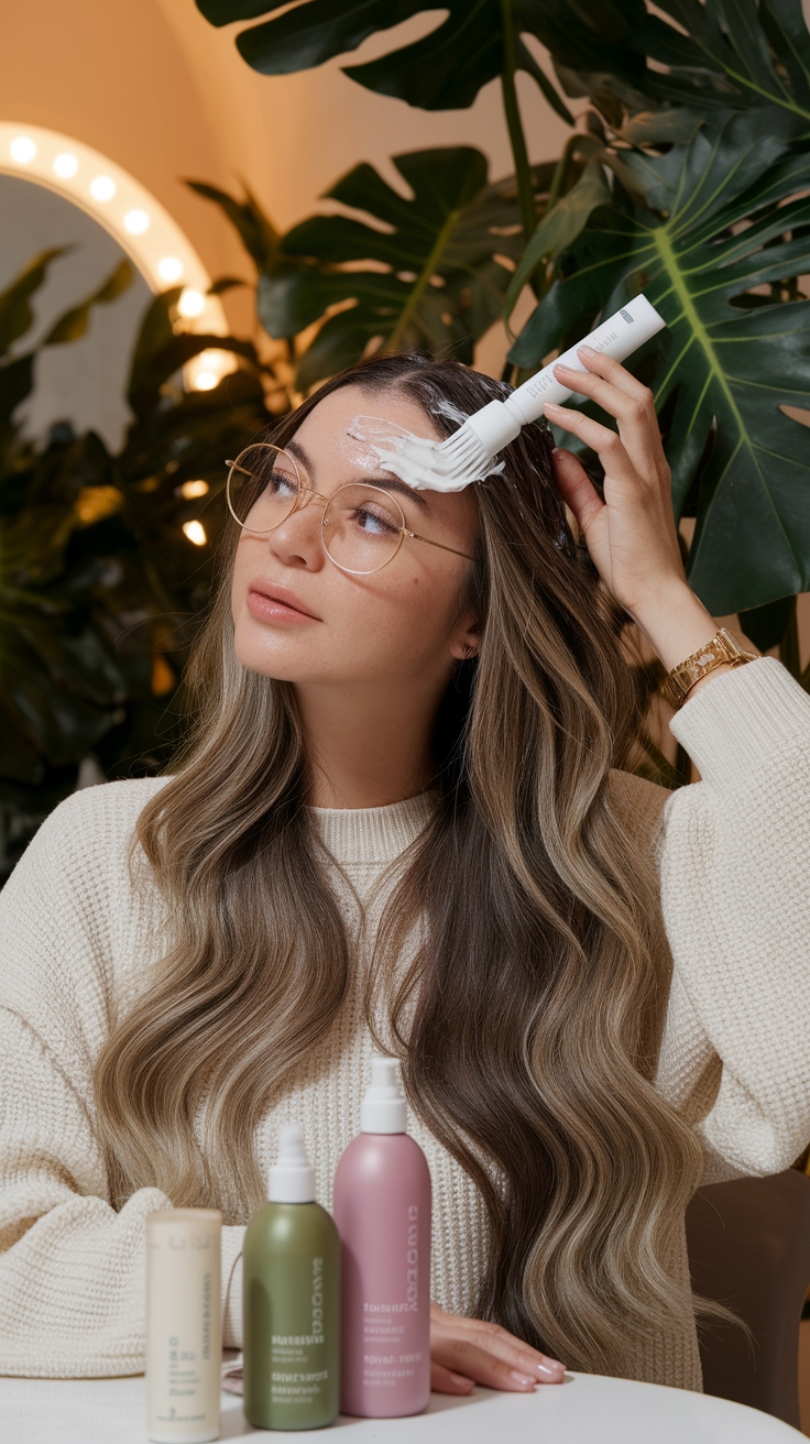hair mask for damaged hair outfit idea