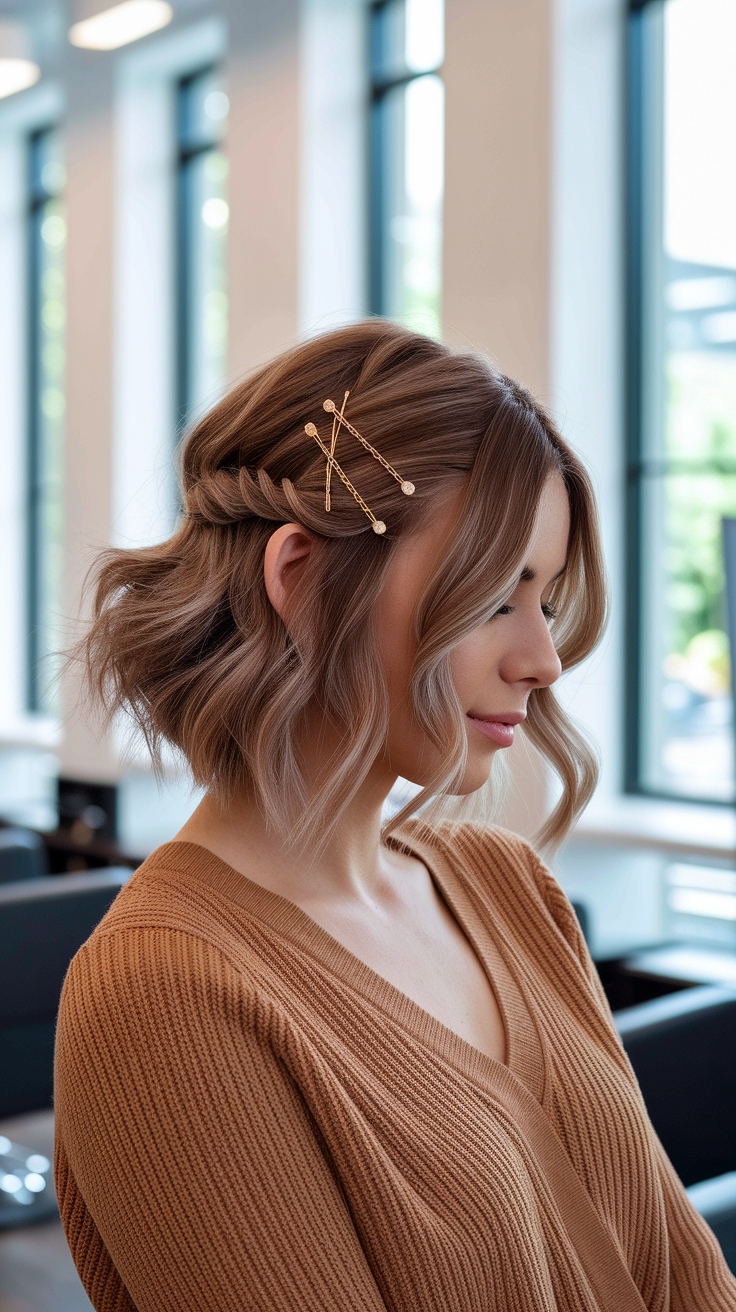 hair styles for medium hair length outfit idea
