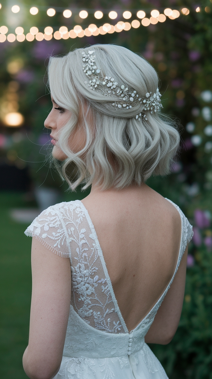 Gorgeous Hair Styles for Short Hair for Weddings _H9WE