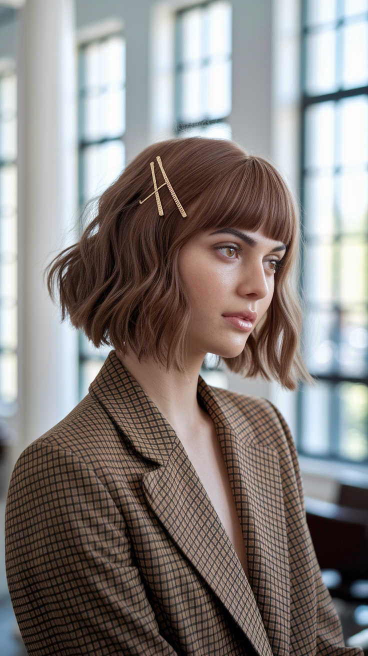 Trendy Hair Styles for Short Hair with Bangs OO_FINS