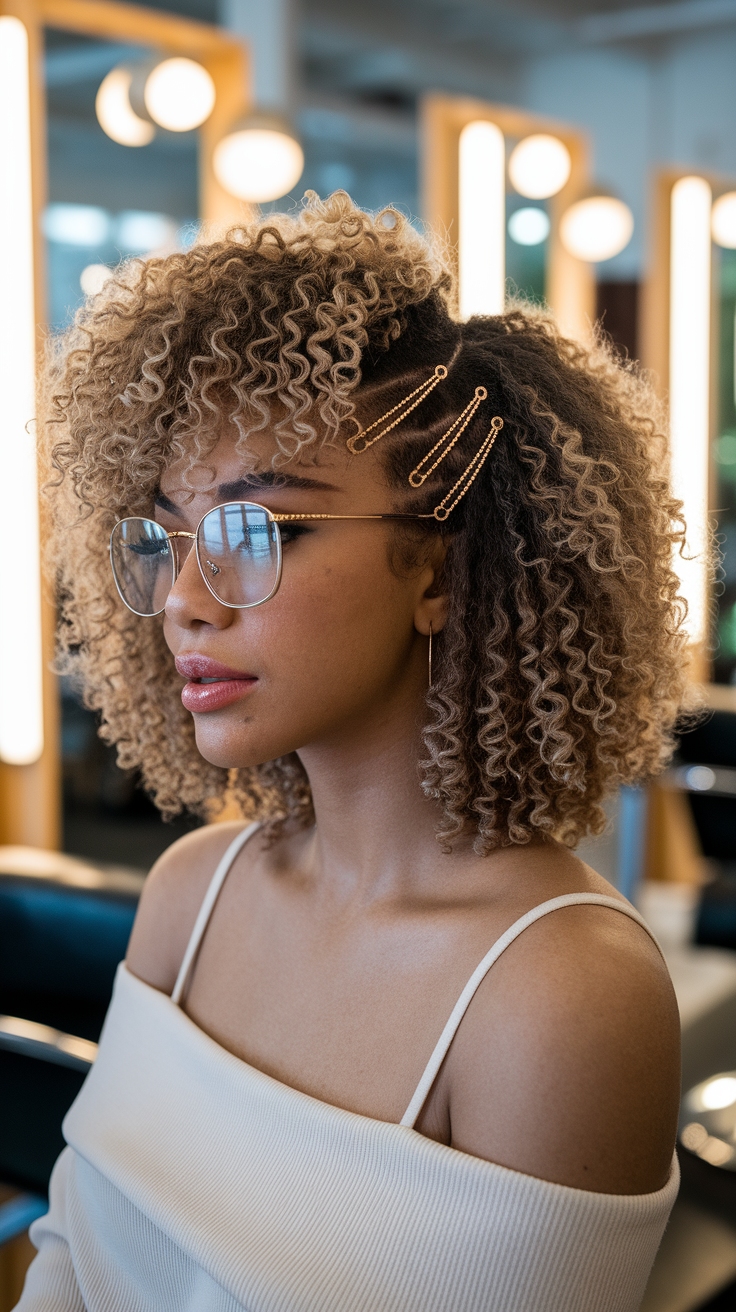 hair styles with natural hair outfit idea