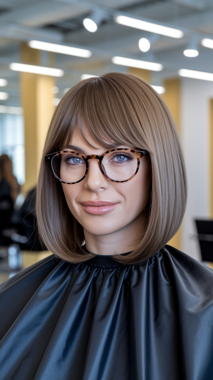 hair trims for medium hair outfit idea