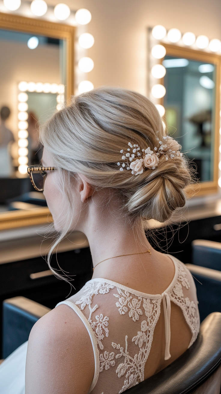 hair updos for medium hair outfit idea