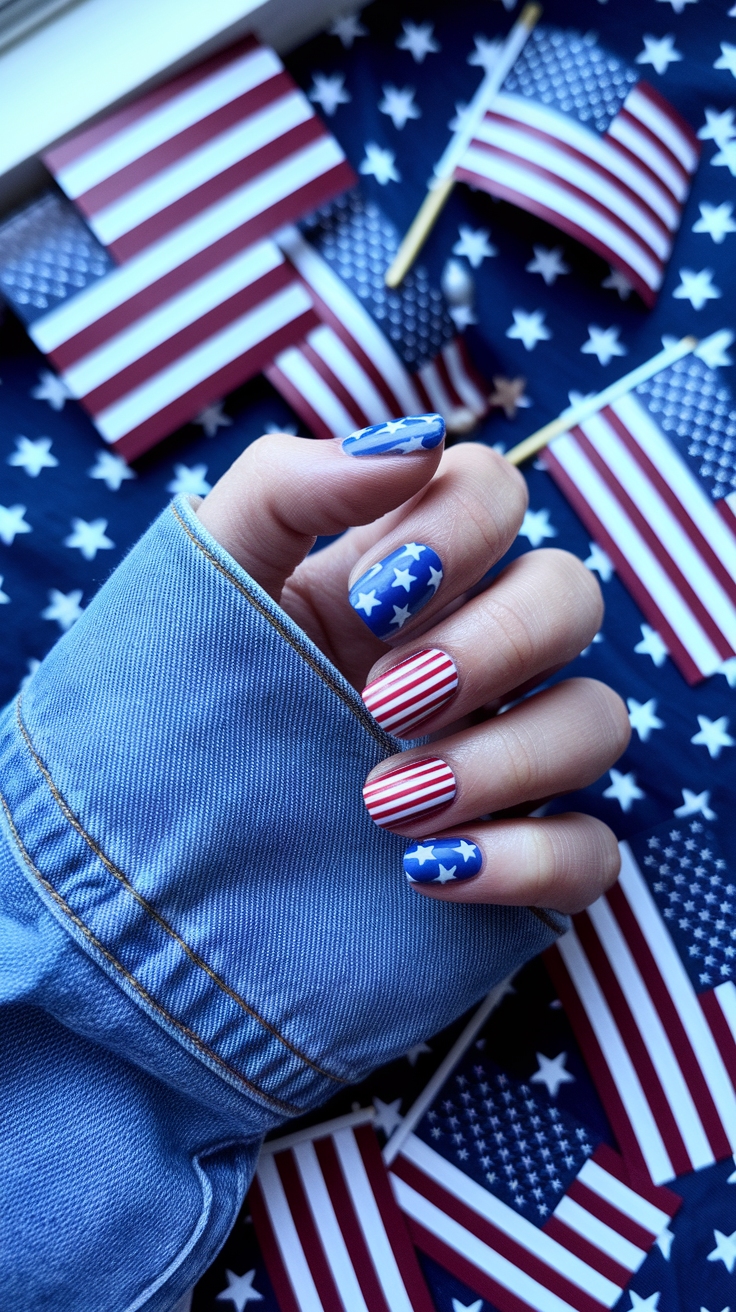 memorial day nail designs outfit idea