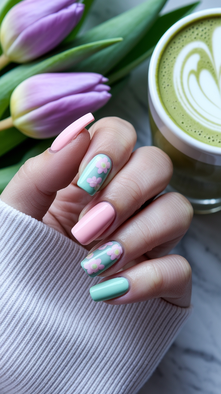 nail designs for spring outfit idea