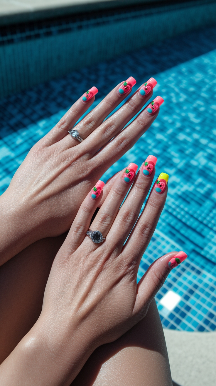 nail ideas for summer outfit idea