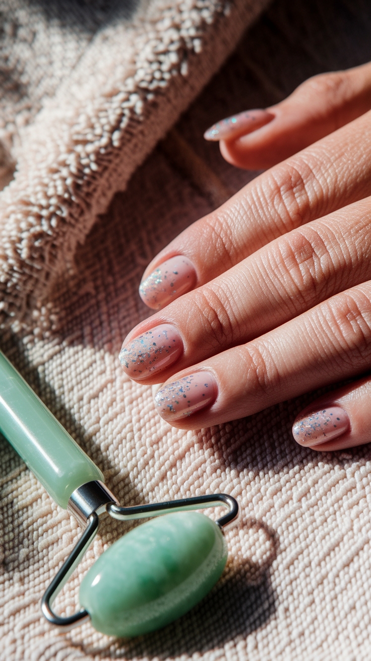 nail inspo short natural outfit idea