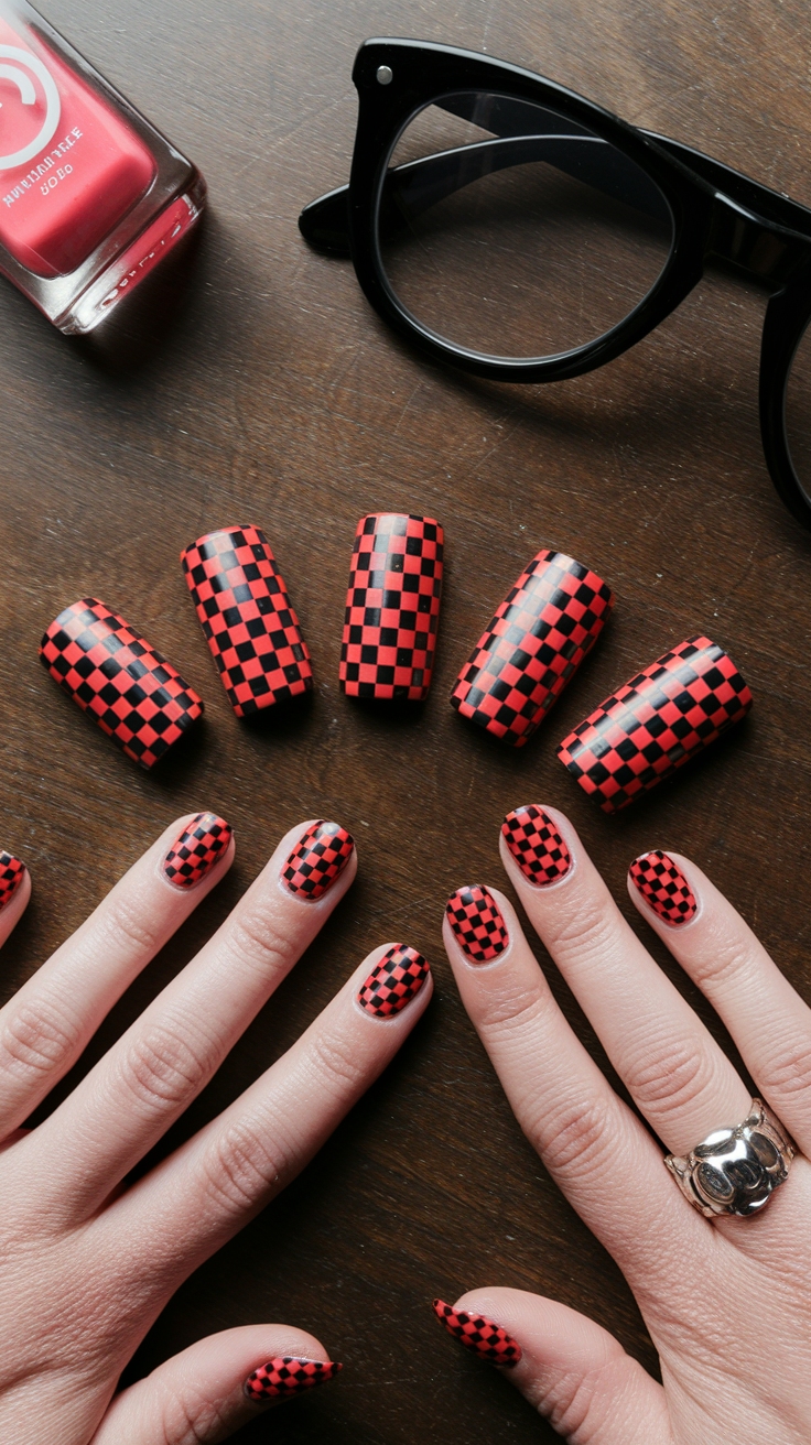 old school nail designs outfit idea