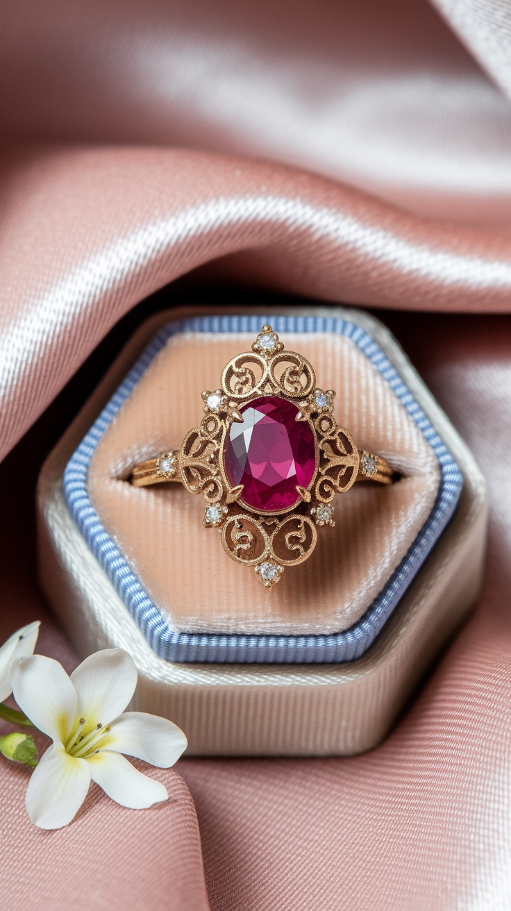 Choosing the Perfect Antique Ruby Ring for Your Collection outfit idea
