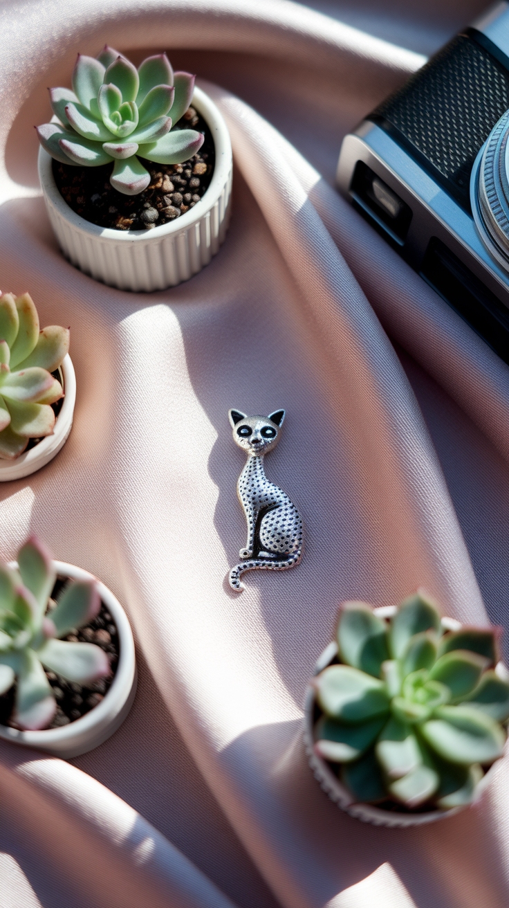 Cat Charm: Purr-fect Addition to Your Jewelry Collection outfit idea