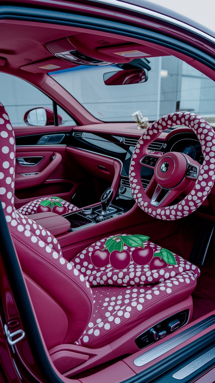 Cherry Car Accessories for a Fun and Stylish Drive outfit idea