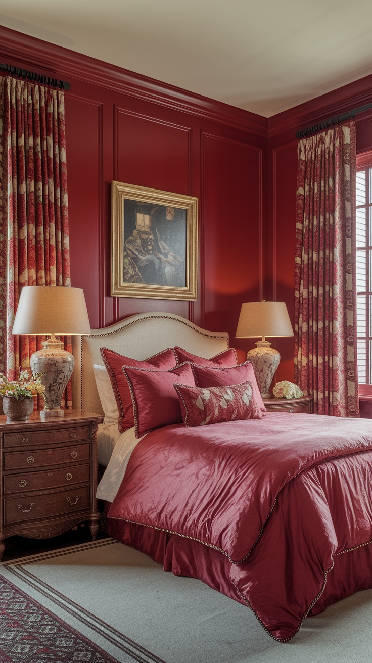 Cherry Red Bedroom Inspiration: Bold and Beautiful Decor outfit idea