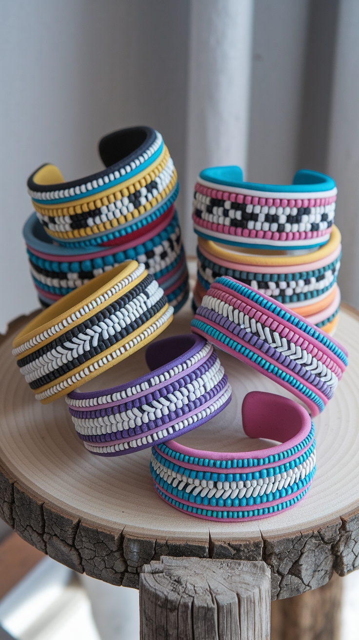 Stylish Clay Bracelets to Elevate Your Accessories outfit idea