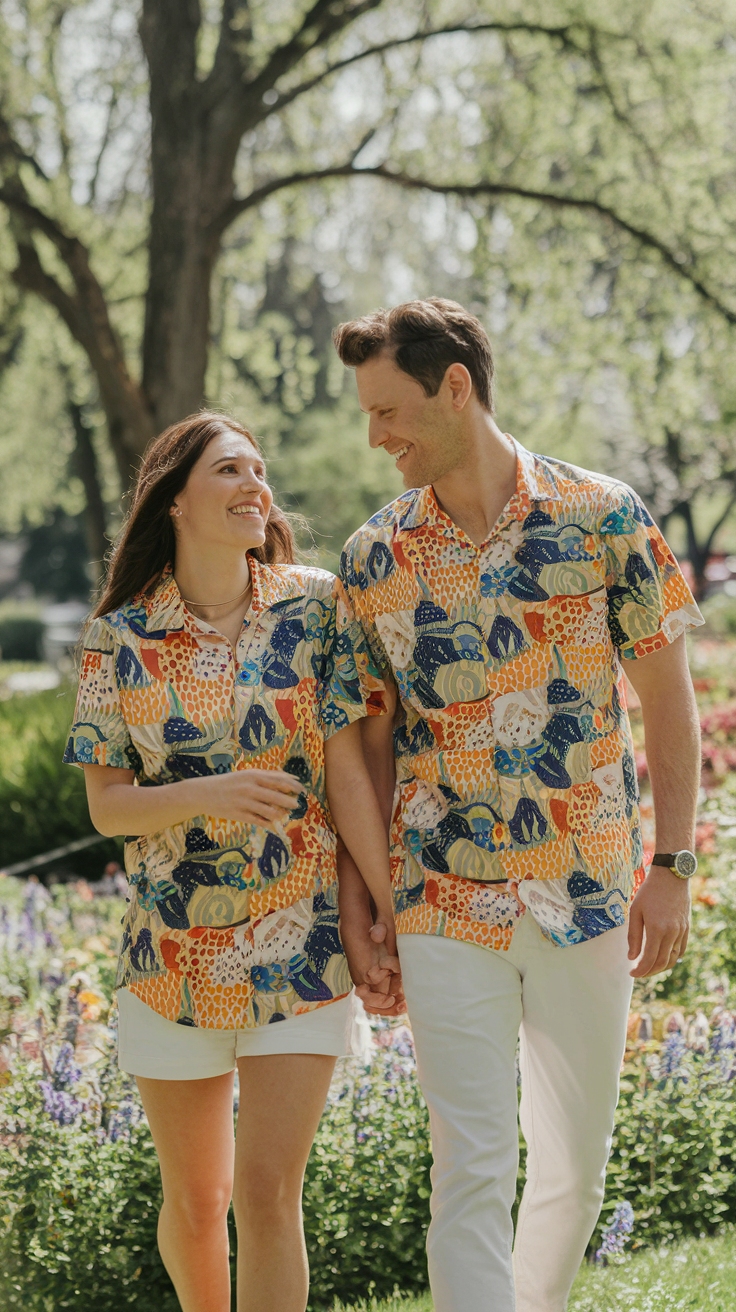 Couples Matching Shirts for Coordinated Style outfit idea