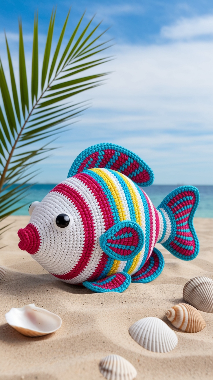 Crochet Fish Bag: A Trendy Accessory to Make outfit idea