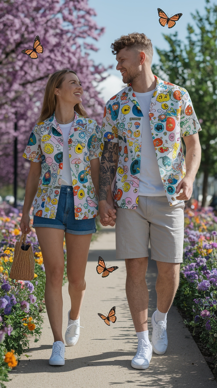 Cute Matching Shirts for Couples: Adorable Styles outfit idea