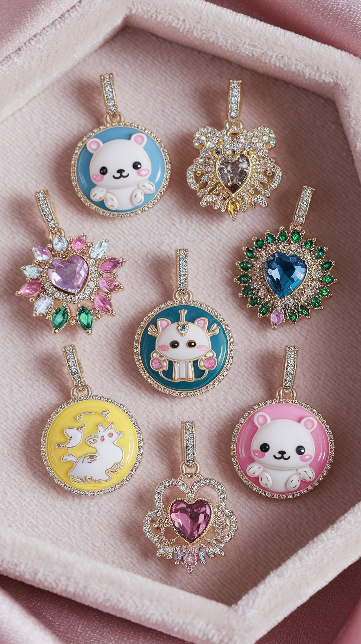 Cute Pendant Necklace Charms: Add Whimsy to Your Look outfit idea