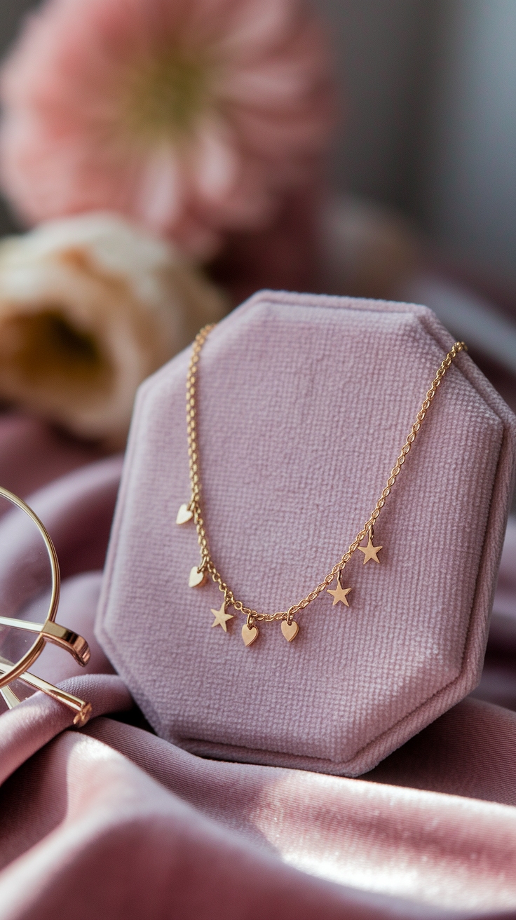 Dainty Charm Necklace: Perfect for Layering and Personal Style outfit idea