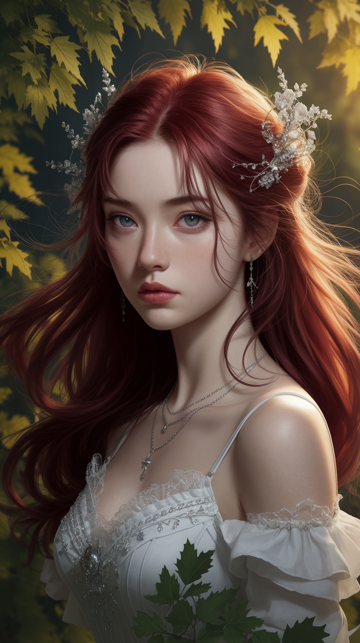 Dark Cherry Red Hair Aesthetic: Achieving the Perfect Look outfit idea