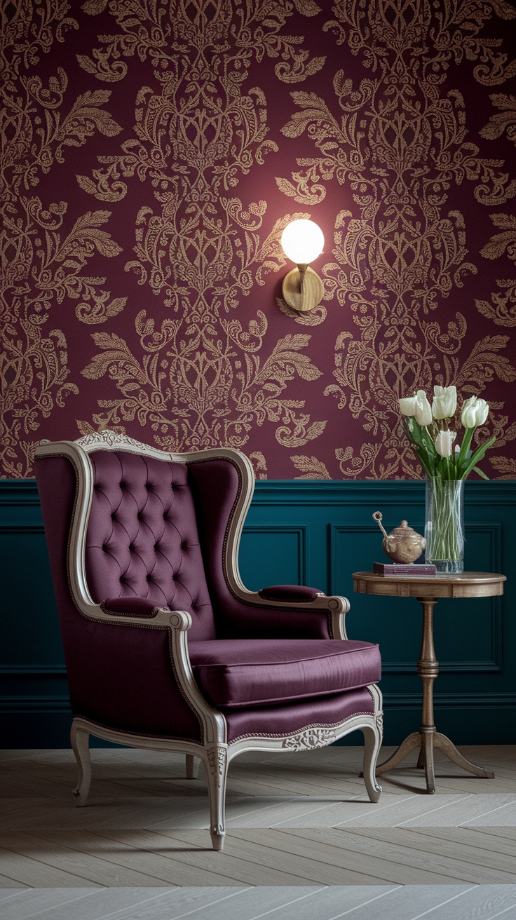 Dark Cherry Red Wallpaper: Transform Your Space with Color outfit idea