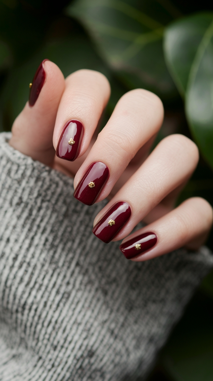 Dark Red Cherry Nails: Elevate Your Nail Game outfit idea