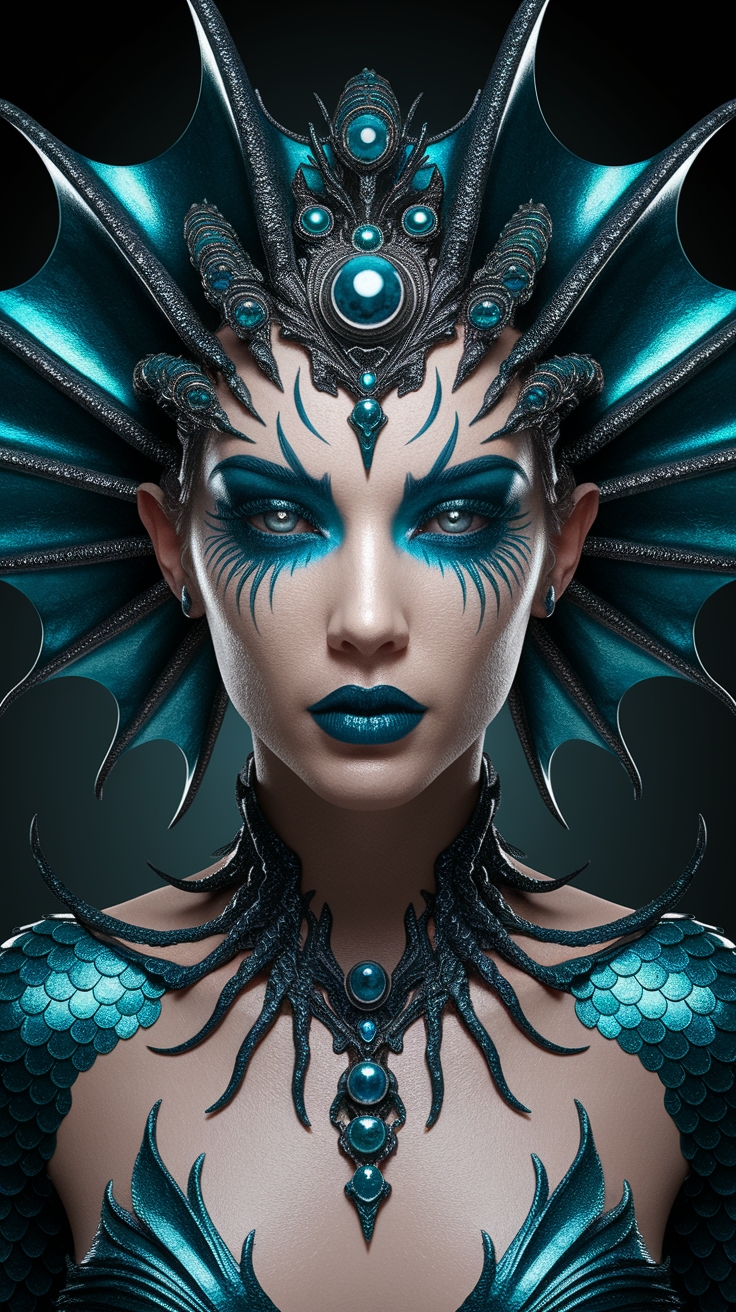 Dark Siren Makeup: Alluring Looks for Night Out outfit idea
