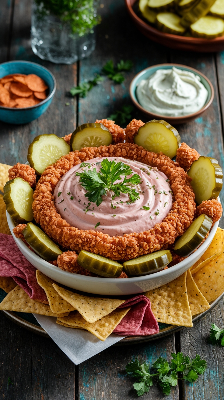 Deep Fried Pickle Dip: A Fun Snack for Fashion Events outfit idea