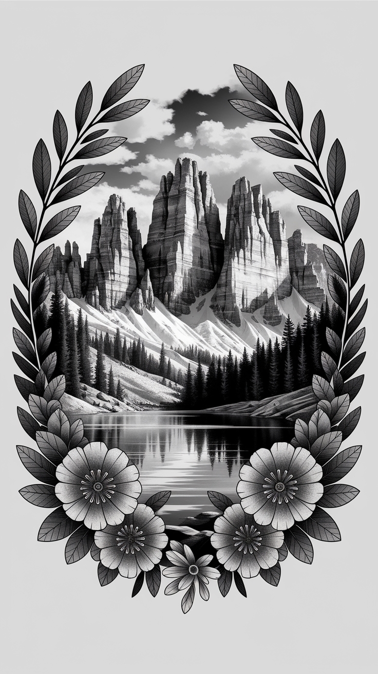 Dolomites Tattoo: Nature-Inspired Ink for Adventurers outfit idea