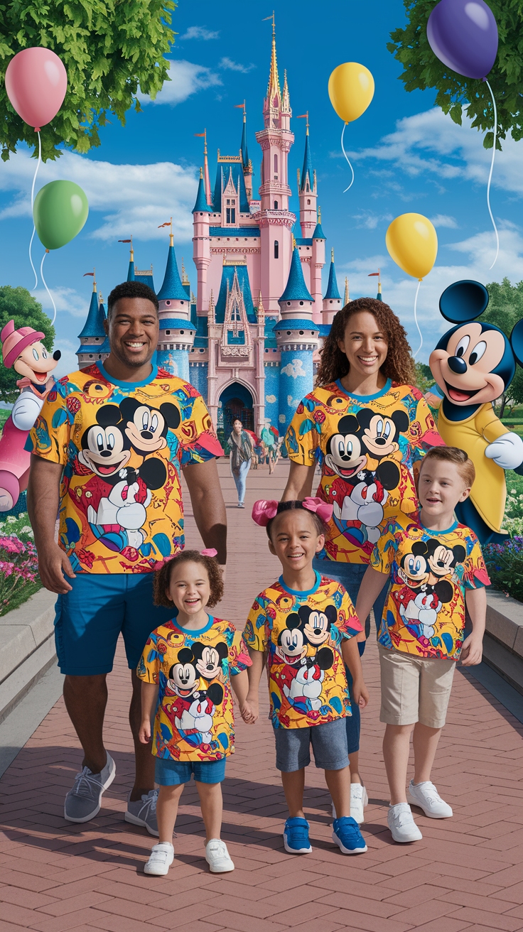 Family Disney Shirts Matching: Fun for Everyone outfit idea