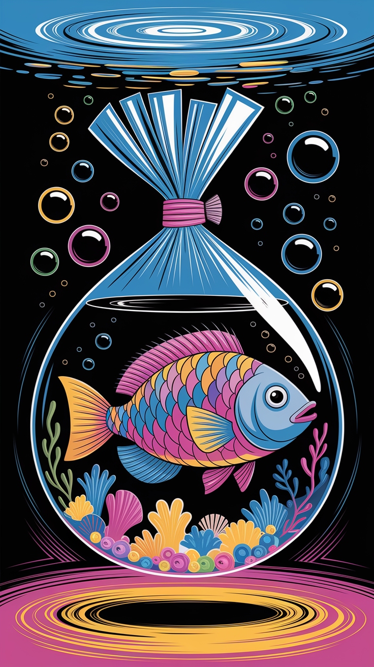 Fish in a Bag Drawing: Step-by-Step Tutorial outfit idea