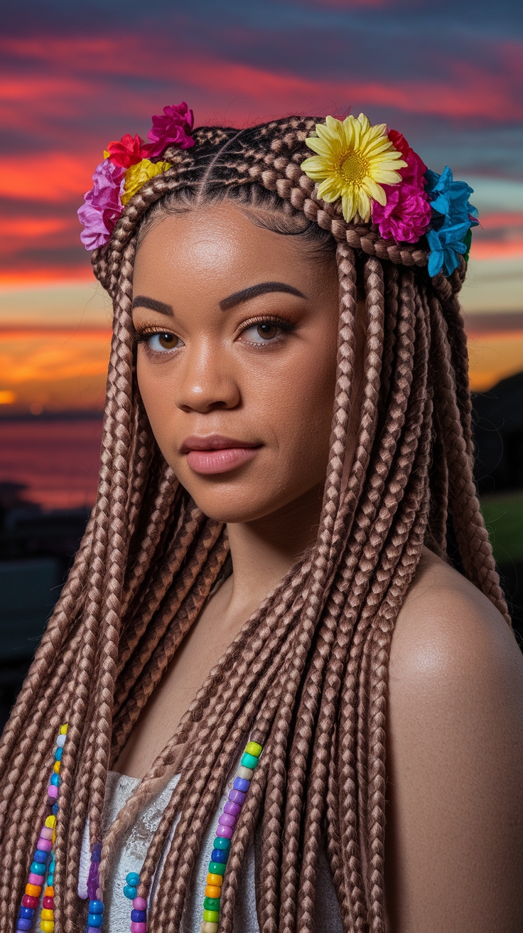 Goddess Twist Braids: A Trendy Look for Any Occasion outfit idea