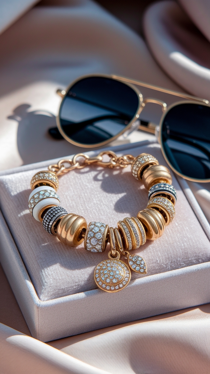 Gold Charm Bracelet for Women: Personalize Your Style outfit idea