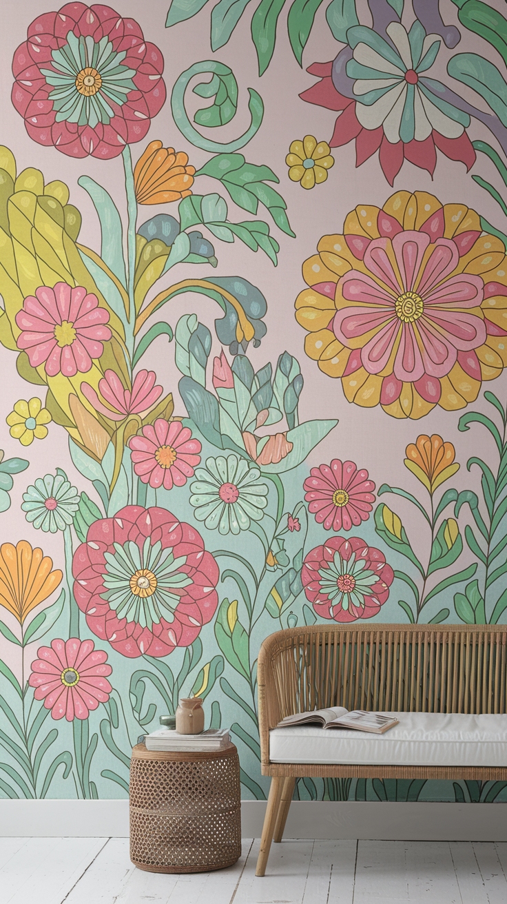 Hand Painted Wall Pattern Ideas for a Unique Touch outfit idea
