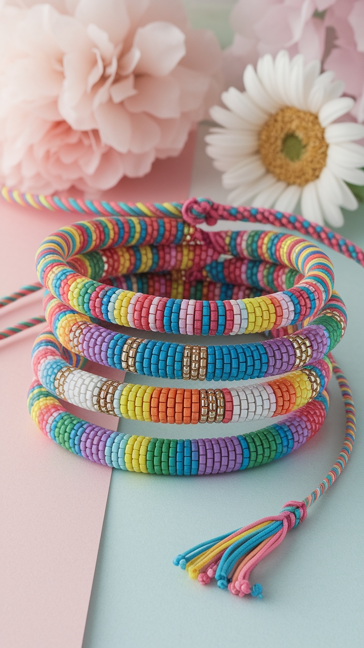 How to Create Kandi Matching Bracelets for Friends outfit idea