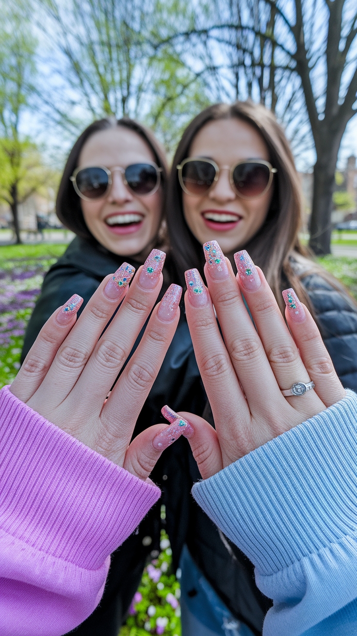 Matching Acrylic Nails for Best Friends: Cute Duo Designs outfit idea