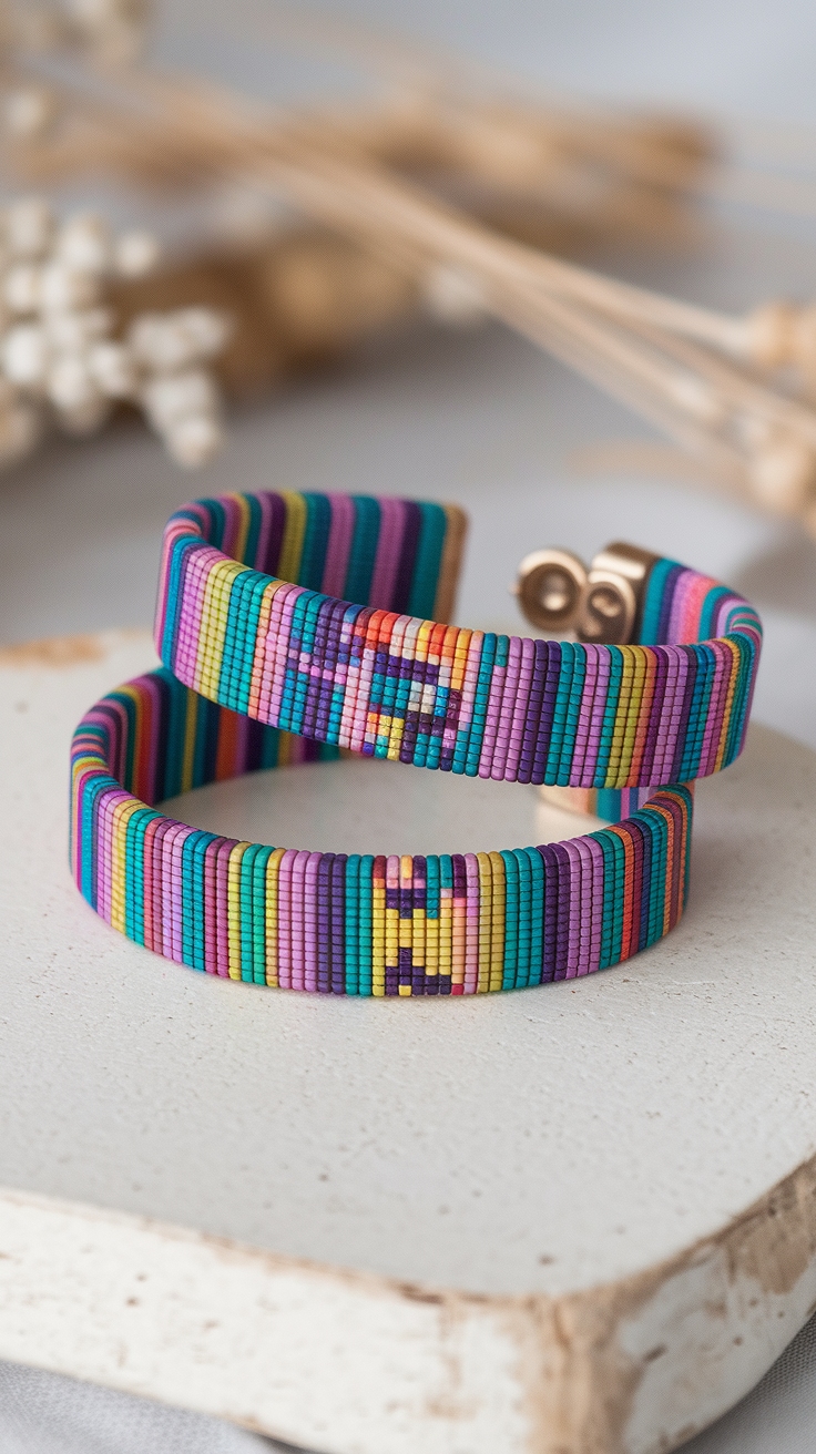 Matching Alpha Bracelets: Stylish Bonds for Besties outfit idea