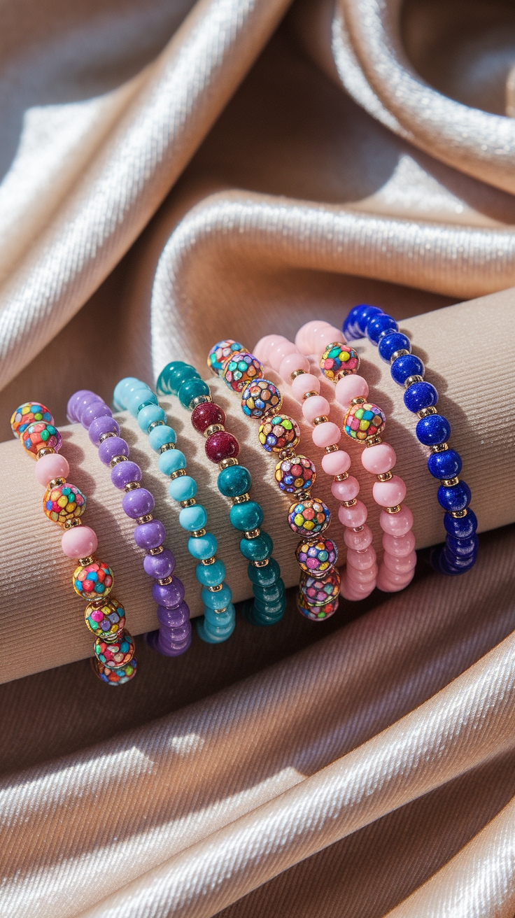 Matching Bead Bracelets: Colorful Creations for You outfit idea
