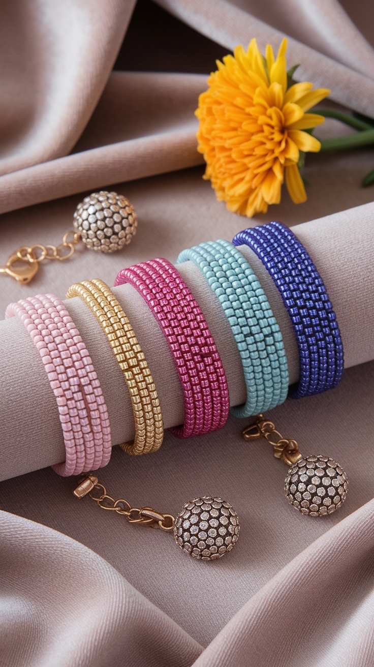 Matching Beads Bracelets: Trendy Accessories for All outfit idea