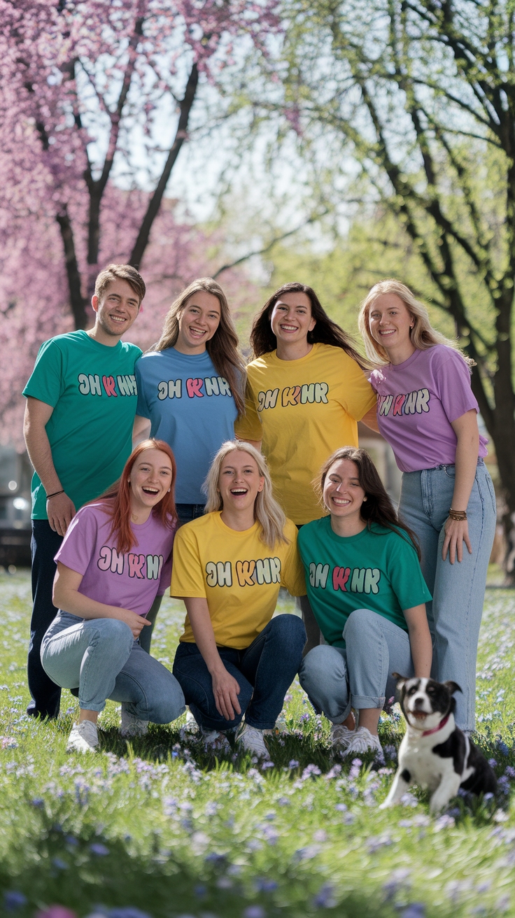 Trendy Matching Friend Shirts for Your Squad's Adventures outfit idea