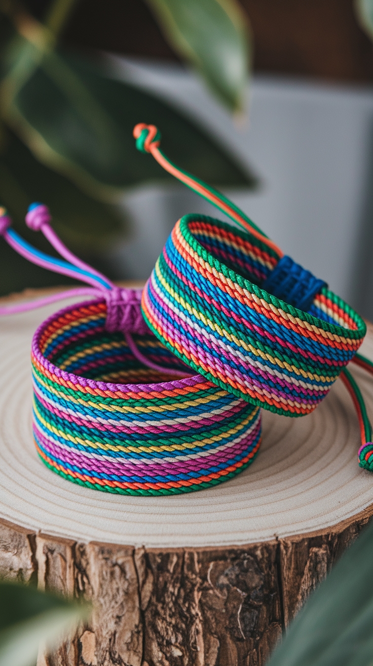 Meaningful Matching String Bracelets for Best Friends outfit idea