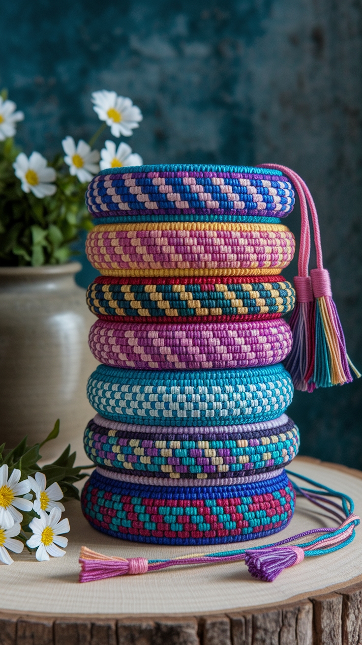 Unique Matching Thread Bracelets for Special Moments outfit idea