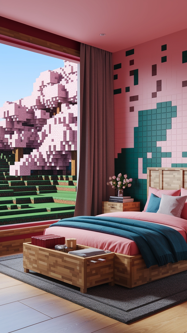 Designing a Minecraft Cherry Bedroom for Ultimate Comfort outfit idea