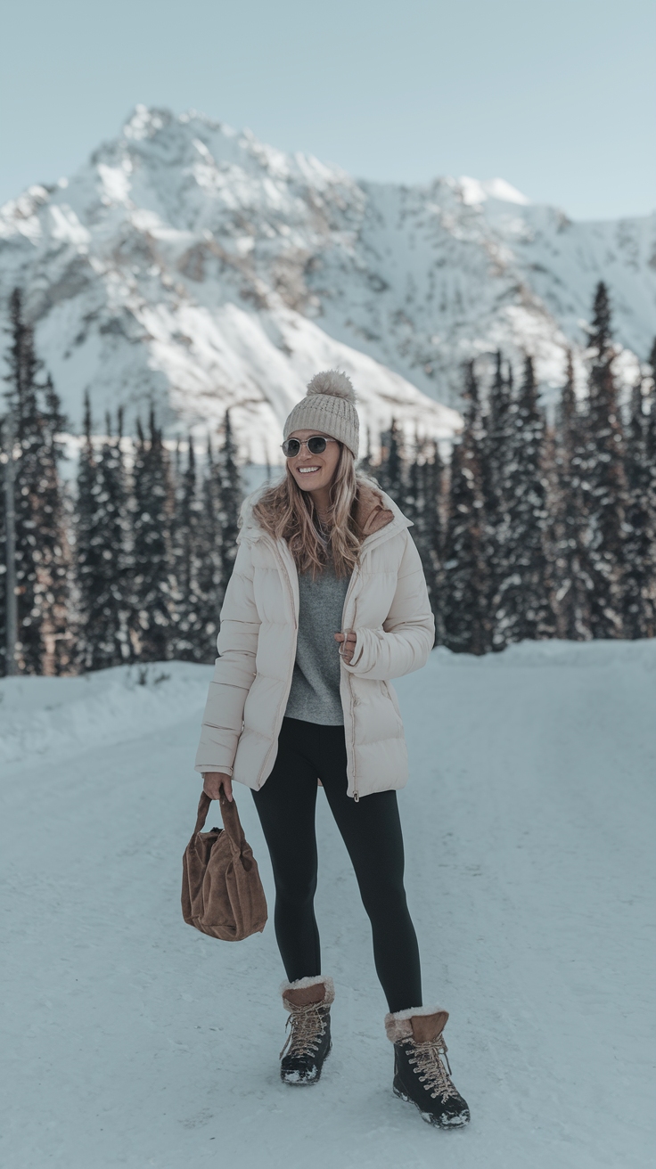 Warm Mountain Trip Outfit Winter: Stay Cozy outfit idea