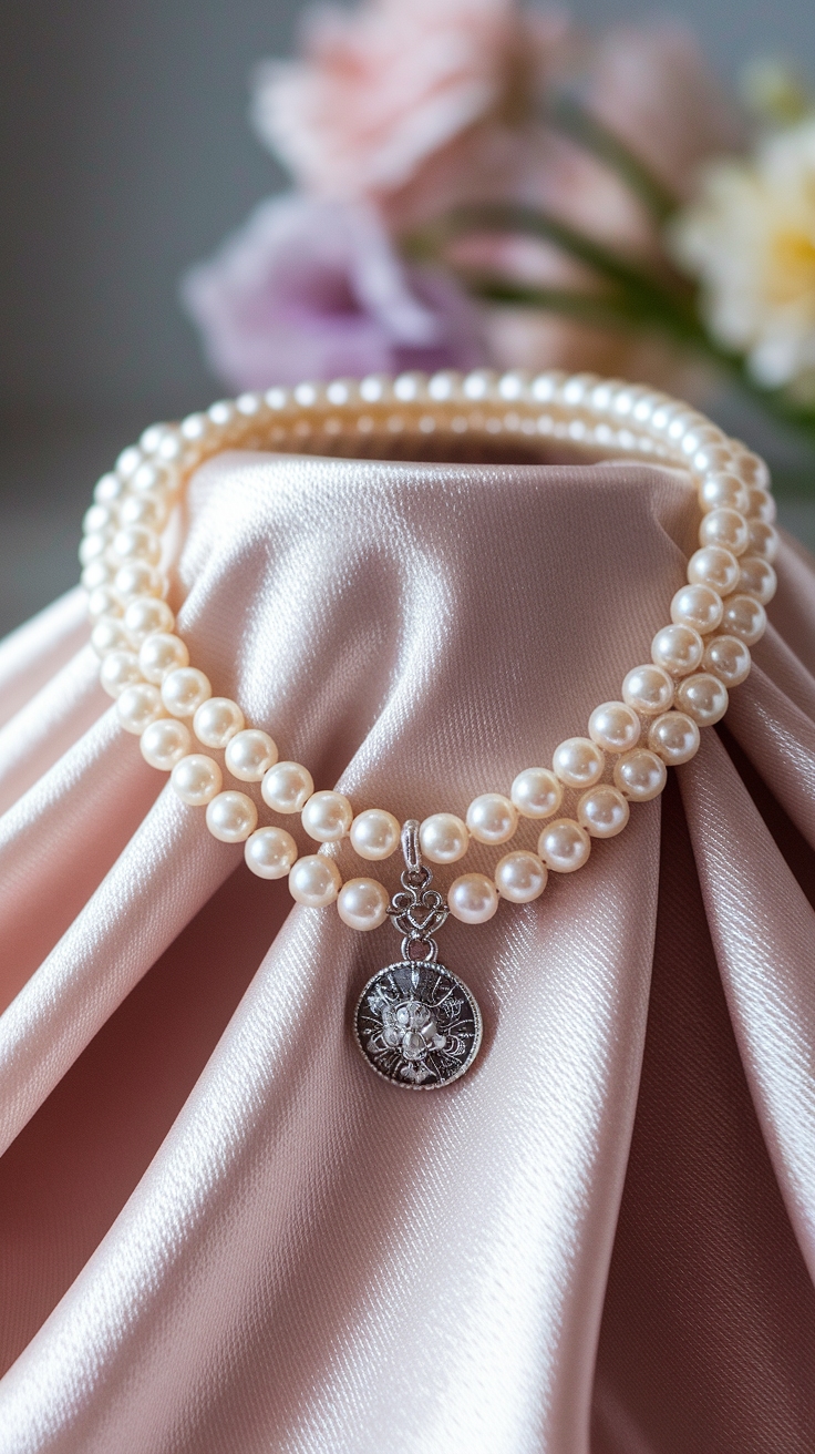 Pearl Necklace with Charm: Elevate Your Jewelry Style outfit idea