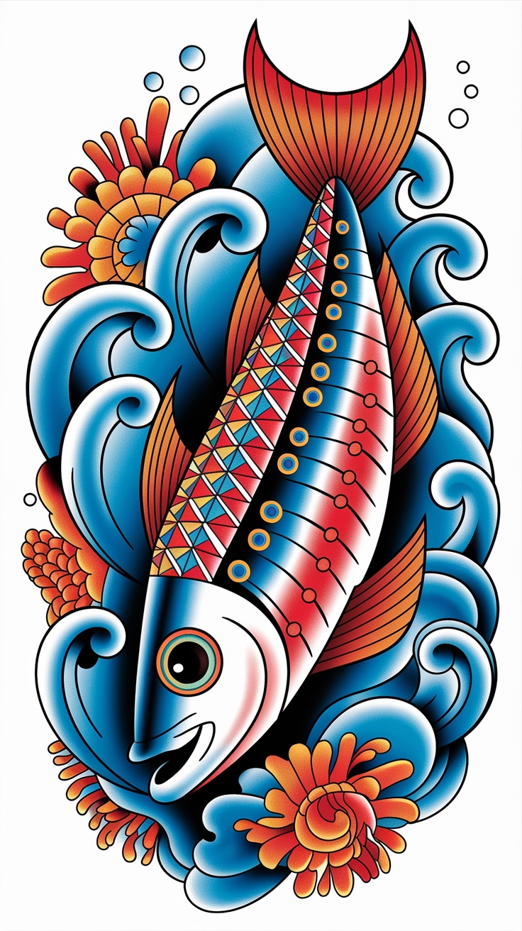 Get Creative with a Portuguese Sardine Tattoo Design outfit idea